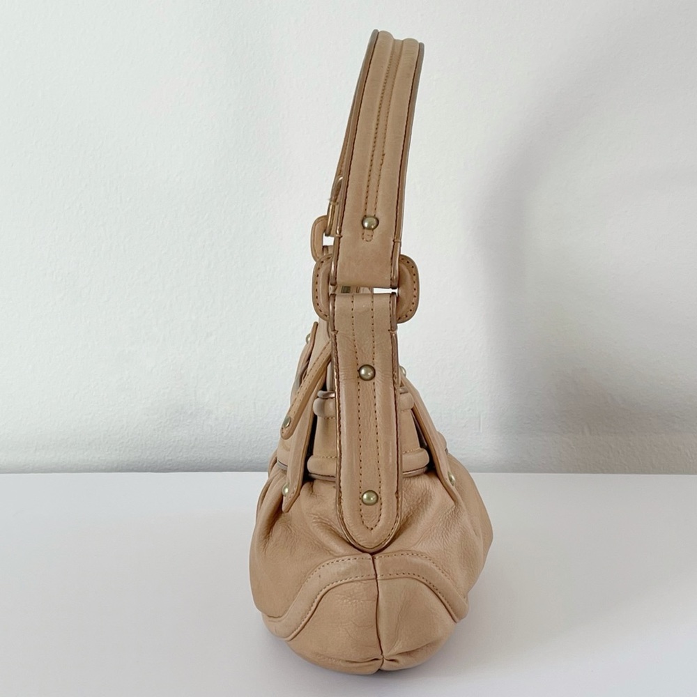 Cole Haan Kaylie Bag Tan Leather Hobo Shoulder Style Neutral Bag - Picture 3 of 10